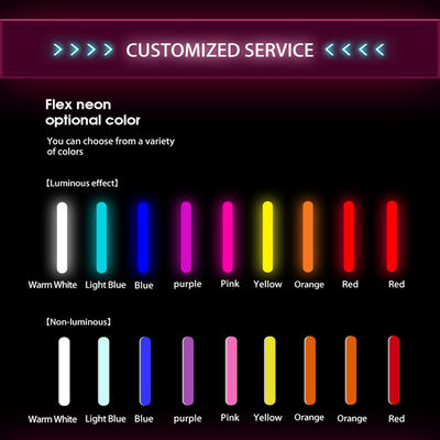 12V 방수 RGB 유연성 실리콘 네온 LED 신호등