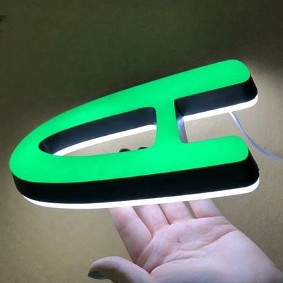 50000시간 근무 평생 눈길을 끄는 3D LED 樹脂 아크릴 커피숍 상표