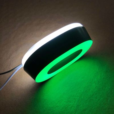 50000시간 근무 평생 눈길을 끄는 3D LED 樹脂 아크릴 커피숍 상표