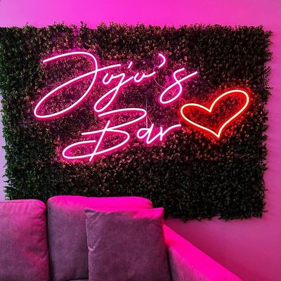 맞춤형 LED 네온 사인 파티 생일 선물 벽 핑크 룸 장식 생일 축하 네온 바 사인