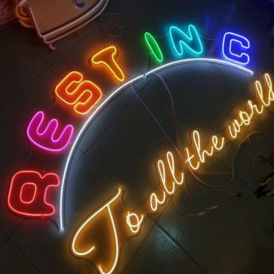 맞춤형 LED 네온 사인 파티 생일 선물 벽 핑크 룸 장식 생일 축하 네온 바 사인