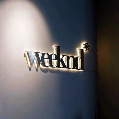 50000시간 일 평생 3D 아크릴 LED 라이트 결혼식용 맞춤형 쇼핑몰 표지판