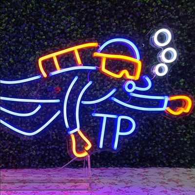 사용자 지정 상점 로고 이름 네온 사인 글자 야외 사용자 지정 크기 LED 네온 라이트 표지판