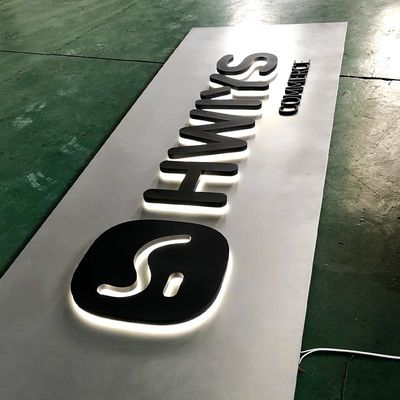 광고 입력 전압 12V LED 조명 사용자 지정 로고 표지판 백라이트 서자 표지판 3D 서자 LED 표지판 빛