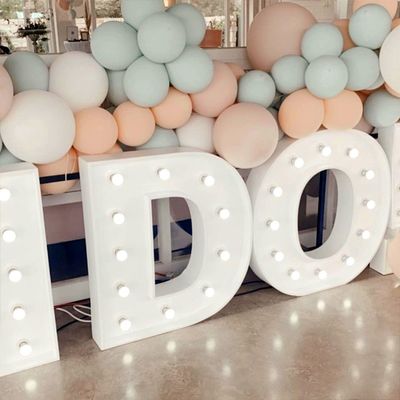 파티 LED 생일 번호 대형 LED 조명 28C 이벤트 장식용 마키우 글자