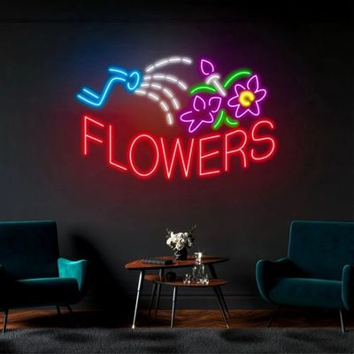 5만 시간 수명 우리의 LED 야외 네온 라이트 표지판으로 상점 로고를 개인화하세요