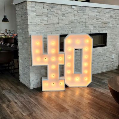 12V 입력 전압 대형 조명 3D 글자 결혼 LED 마키지 결혼식 표지판