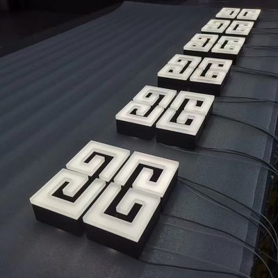 LED 아크릴 제조 3D 조명 상점 전면 차원 문자