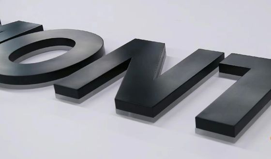 병원 눈 야외 맞춤형 LED 채널 사이니지 3D LED 편지 광고 사이니지