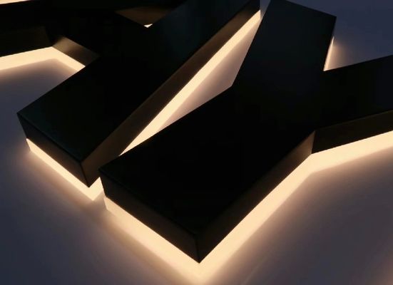 병원 눈 야외 맞춤형 LED 채널 사이니지 3D LED 편지 광고 사이니지