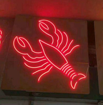 상점 장식 뚜렷한 네온 빛의 네온 테이블 표지판