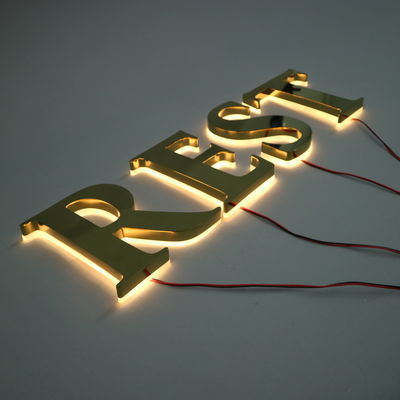 LED 스트립 광원 사용자 지정 금속 상점 정면 야외 정면 3D 상점 비즈니스 사이니지