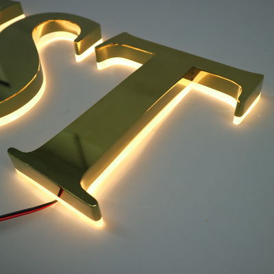 LED 스트립 광원 사용자 지정 금속 상점 정면 야외 정면 3D 상점 비즈니스 사이니지
