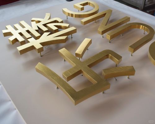 야외 3D LED 광고판 및 디스플레이 보드 스테인리스 금속 백라이트 빛나는 글자