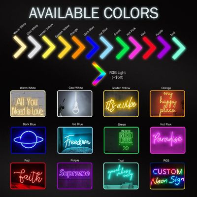 LED 스트립 빛 소스 결혼식 표지판 및 눈 비즈니스에 맞춤 로고 네온 라이트