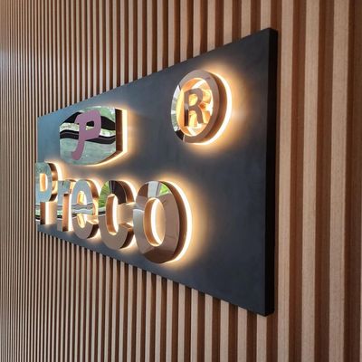 스노우 현대 단순 3D LED 조명 문자 신호 버스 정류장 전원 공급 어댑터