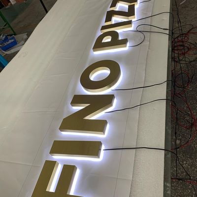 상점 LED 사이니지 글자 눈 LED 3D 사이니지 맞춤형 비즈니스 로고 야외 상점 사이니지