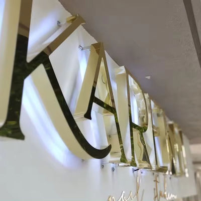 12V LED 아크릴 백글리트 문자 야외 비즈니스 표지
