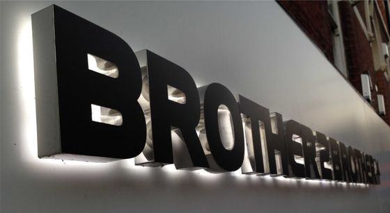 오피스 LED 조명 표지판 사용자 지정 LED 백라이트 문자 표지판