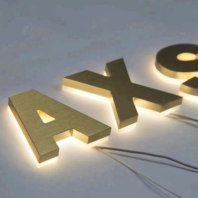 오피스 LED 조명 표지판 사용자 지정 LED 백라이트 문자 표지판