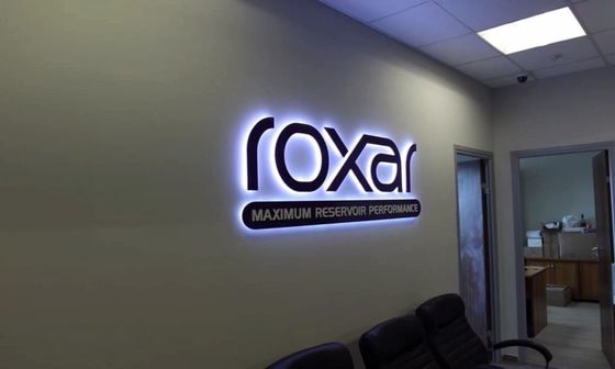 LED 백라이트 스테인리스 스틸 표지용 3D 금속 벽 로고 글자
